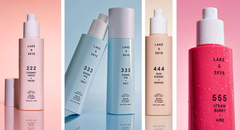 Lake & Skye's hair & body mists